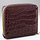 Кошелек из натуральной кожи крокодила IMA0093VK45. Кошельки. CrocShop товары из экзотической кожи. Ярмарка Мастеров.  Фото №6