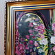 Painting with flowers ' Flowers in the mirror'. Pictures. Anji's favourite pictures (anzhela-a). My Livemaster. Фото №5