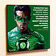 Picture Poster Pop Art Green Lantern Comics, Fine art photographs, Moscow,  Фото №1