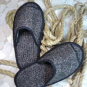 Обувь ручной работы handmade. Livemaster - original item Men`s hemp slippers 