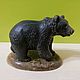 Order The bear is made of natural Ural ornamental stones Calcite. Kamnerezy-urala. Livemaster. . Figurines Фото №3