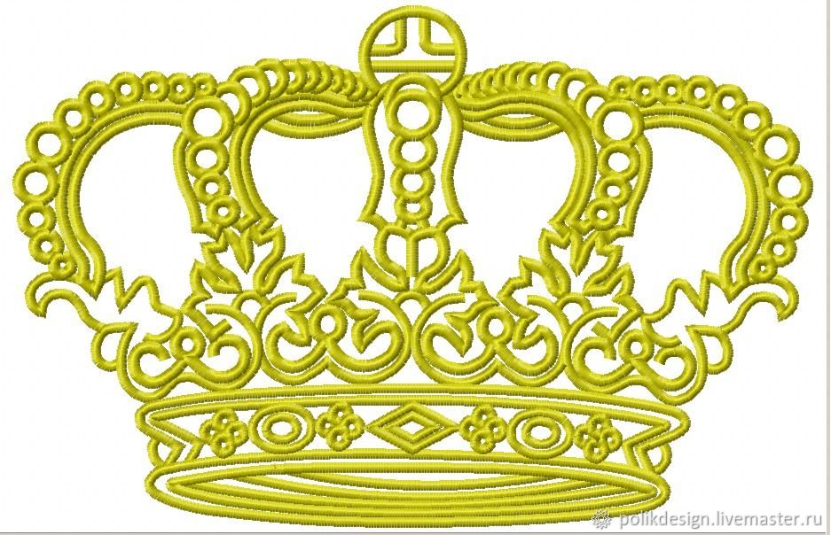 В приморском крае корона. Корона вышивка Машинная. Царская корона вышивка. Корона логотип. Орнамент с короной.