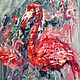 Flamingo oil painting ' Love in Pink glasses 2', Pictures, Murmansk,  Фото №1