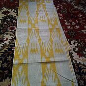 Материалы для творчества handmade. Livemaster - original item Uzbek silk ikat. The cloth hand weaving of Adras. ST020. Handmade.