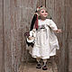 26-K Кукла с мароте от Мария Бефана. Куклы винтажные. Немецкие куклы и мишки. Интернет-магазин Ярмарка Мастеров.  Фото №2