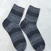 Аксессуары handmade. Livemaster - original item Handmade knitted men`s socks p.41-43. Handmade.
