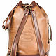 Order Leather backpack 'Sasha' brown. Russian leather Guild. Livemaster. . Backpacks Фото №3