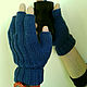 Комплект вязаный "blue jeans-7" Унисекс -100% шерсть. Шапки. Nataliy Sh-knitting. Интернет-магазин Ярмарка Мастеров.  Фото №2