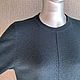 Джемпер "Голубая ель" 100% бэбикашемир. Джемперы. Вера / Kirshvery_knit (kirshvery) (kirshvery). Ярмарка Мастеров.  Фото №4