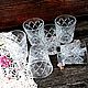 Винтаж: CRYSTAL JULIA . Набор стопок. Польша. Стаканы винтажные. Мария   ' Ретро-магия'. Ярмарка Мастеров.  Фото №6