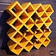  Shelf rack 'sota' for 28 bottles of wine, Shelves, Moscow,  Фото №1