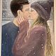 Поцелуй. Картины. Чувства на холсте. Ярмарка Мастеров.  Фото №4