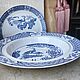Винтаж: Антикварная обеденная тарелка с тарелкой для костей. Wood & Sons. Тарелки винтажные. Виктория. Ярмарка Мастеров.  Фото №4