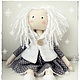 Девочка "Зима". Мягкие игрушки. Pippi-Shop (Кристина). Ярмарка Мастеров.  Фото №4