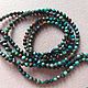 Заказать Хризоколла натуральная, 2 мм бусины огранка. magic beads. Ярмарка Мастеров. . Бусины Фото №3