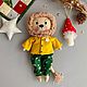 Заказать Мягкая игрушка Лев на Новый год. Кукольный магазин Katrinka_Dolls. Ярмарка Мастеров. . Мягкие игрушки Фото №3
