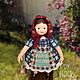 Маленькая кукла в стиле кукол Izannah Walker (в голубом), Куклы и пупсы, Химки,  Фото №1