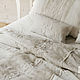 Order Linen bedspread with embroidery from the iris collection. Linenburg. Livemaster. . Bedspreads Фото №3