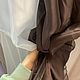 Тюль микровуаль  2 цв белый и венге    Люкс  295 см « От крайности». Занавески. Karnizshtor - Шторы для избранных  (Karnizshtor). Ярмарка Мастеров.  Фото №6