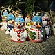 Bell-Christmas toy ' Snowman', Snowmen, Skopin,  Фото №1