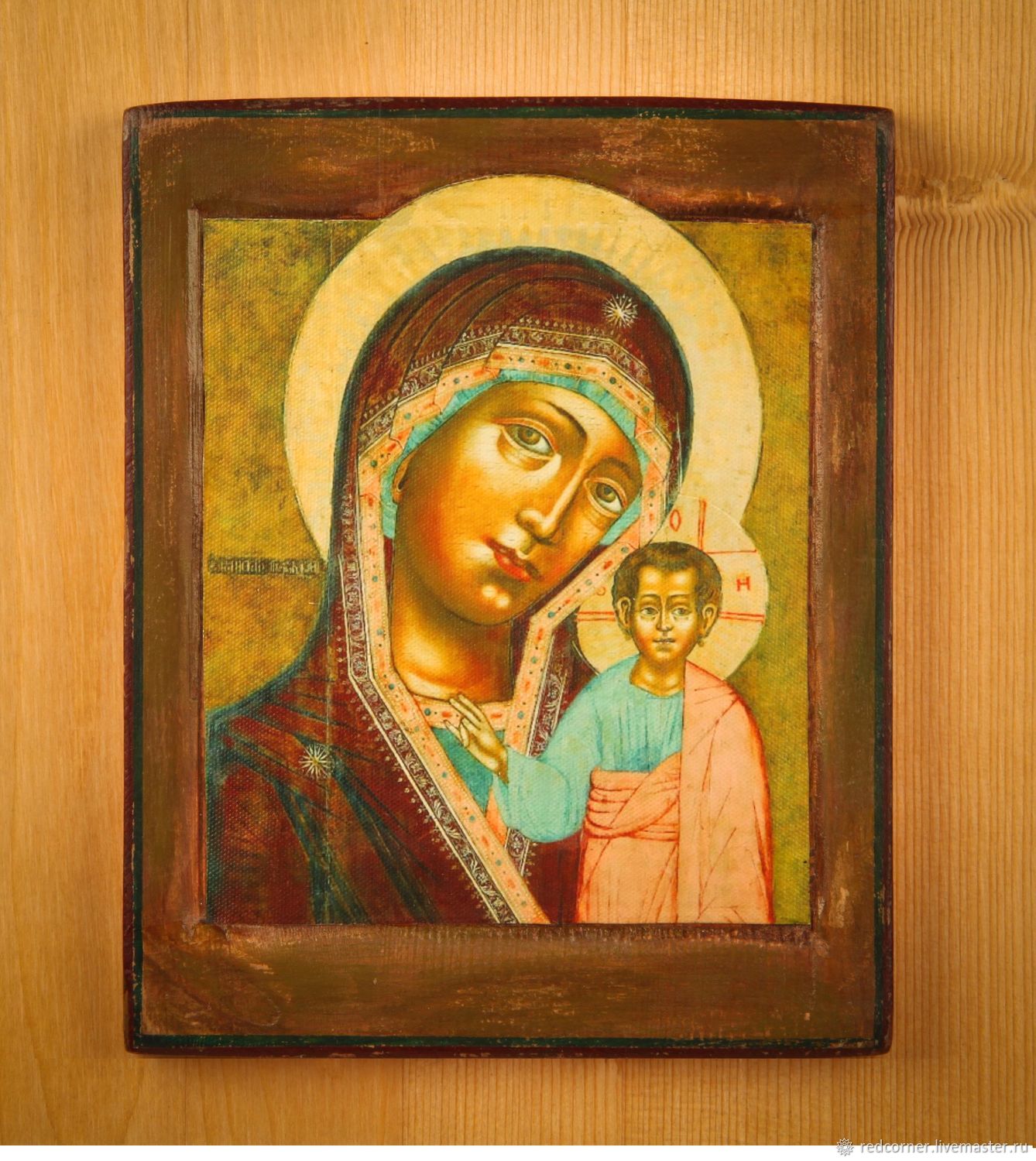 Казанская икона Божией матери краснушка