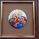 Order Painting on enamel.Mother of God the three joys. Enamel63. Livemaster. . Icons Фото №3