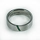Titanium ring with emeralds. Rings. asgdesign. Online shopping on My Livemaster.  Фото №2