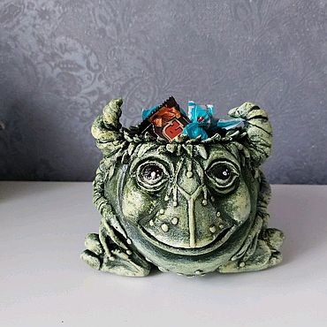 Посуда ручной работы. Ярмарка Мастеров - ручная работа Конфетница " Монстрик.". Handmade.