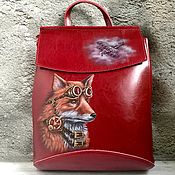 Рюкзак с росписью «Красивая лиса»