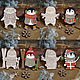 Set for painting 7 pcs Penguins blanks for painting New Year. Blanks for decoupage and painting. MilagranA. My Livemaster. Фото №4