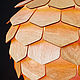 Деревянный светильник Астеко вишня малый, подвесная люстра из дерева. Потолочные и подвесные светильники. Деревянные светильники Woodshire (woodshire). Ярмарка Мастеров.  Фото №4