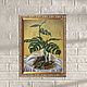 Oil painting monstera leaves and two shells green, Pictures, St. Petersburg,  Фото №1