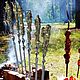 Skewers Beasts brass 100%, custom flat or angular from 3,5 days, Skewers, Vacha,  Фото №1