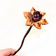 Hairpin ' Autumn colors'. Hairpin. OakForest Wooden Jewelry. Online shopping on My Livemaster.  Фото №2
