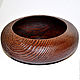 Order Textured bowl is a wooden dish made of pine. 14,5cm. V12. ART OF SIBERIA. Livemaster. . Plates Фото №3
