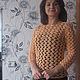 Ажурный пуловер, Пуловеры, Омск,  Фото №1