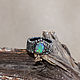 Order Ring with black opal 'Alecto' in the form of a crown. Unusual Gemstone Jewelry. Livemaster. . Rings Фото №3