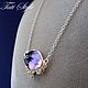 Колье с натуральным аметистом ,,AMETHYT TURTLE,,. Колье. Tati Style. Интернет-магазин Ярмарка Мастеров.  Фото №2