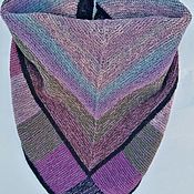 Аксессуары handmade. Livemaster - original item Knitted shawl Cherry liqueur. Handmade.