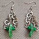 Green agate Herringbone necklace and earrings. Jewelry Sets. arisha-jewerly (arisha-jewerly). Online shopping on My Livemaster.  Фото №2