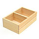Wooden storage box 2 sections. For spices. Art.40005. Crates. SiberianBirchBark (lukoshko70). Online shopping on My Livemaster.  Фото №2