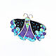 Brooch Butterfly. Charoite, Turquoise, Mother Of Pearl. Brooches. ARIEL - MOSAIC. My Livemaster. Фото №5