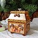 Caskets: Squirrel casket 2. Box. Nadezhda Belova Christmas gift. My Livemaster. Фото №4