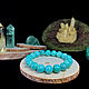 The bracelet is made of natural amazonite, Bead bracelet, Moscow,  Фото №1