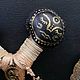 Шаманская двухголовая погремушка ЛУНА. Оберег. Лариса Лисс. Интернет-магазин Ярмарка Мастеров.  Фото №2