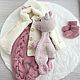 Комплект на девочку, на 6-9 месяцев. Комплекты одежды для малышей. safina_knit. Ярмарка Мастеров.  Фото №4