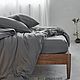 Tencel bed linen in gray shade to order, buy, Bedding sets, Cheboksary,  Фото №1