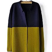 Одежда handmade. Livemaster - original item Two-tone coat ( in the example, cashmere). Handmade.