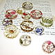 Transparent Buttons are Handmade from Resin Frozen Summer. Buttons. WonderLand. My Livemaster. Фото №12