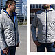 Spring men's jacket, grey demi-season jacket. Mens outerwear. Lara (EnigmaStyle). My Livemaster. Фото №5